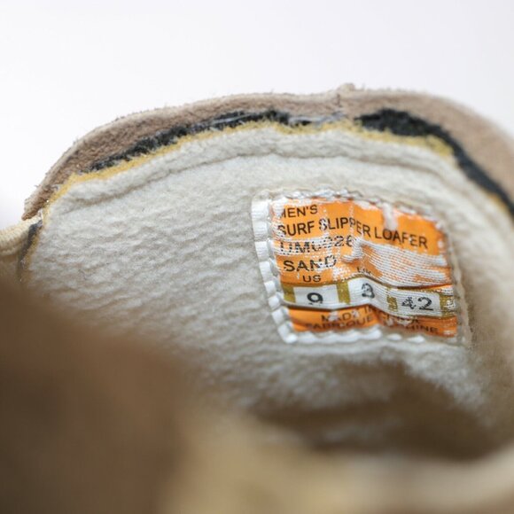 Cushe Mens Surf Slipper Shoe Size 9 Tan Leather Slip On Sneaker Minimalist - Picture 12 of 12